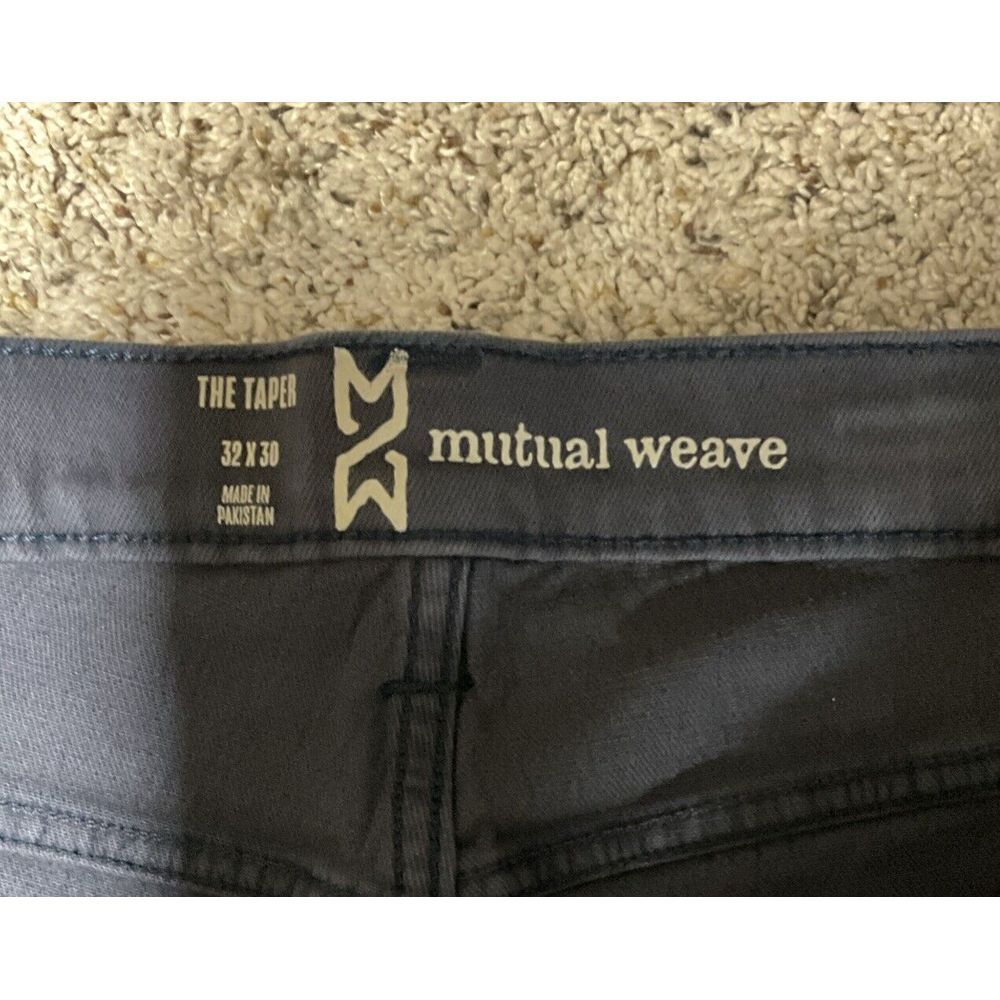 The Taper Men's Pant By Mutual Weave Size 32/30 Sits Below Waist, Relaxed, Taper - Picture 5 of 8